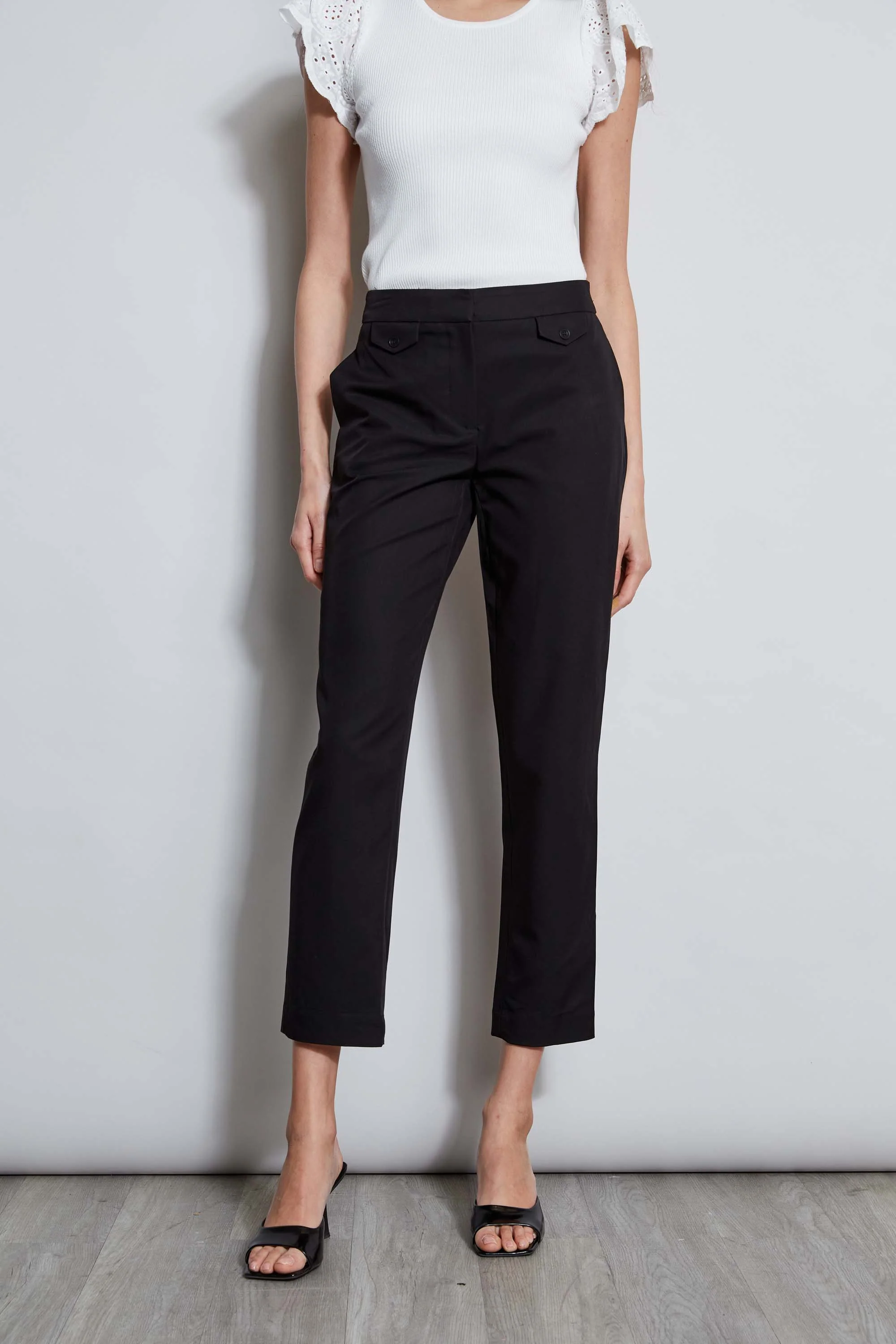 T-Tahari Slim Button Pant - Murepair