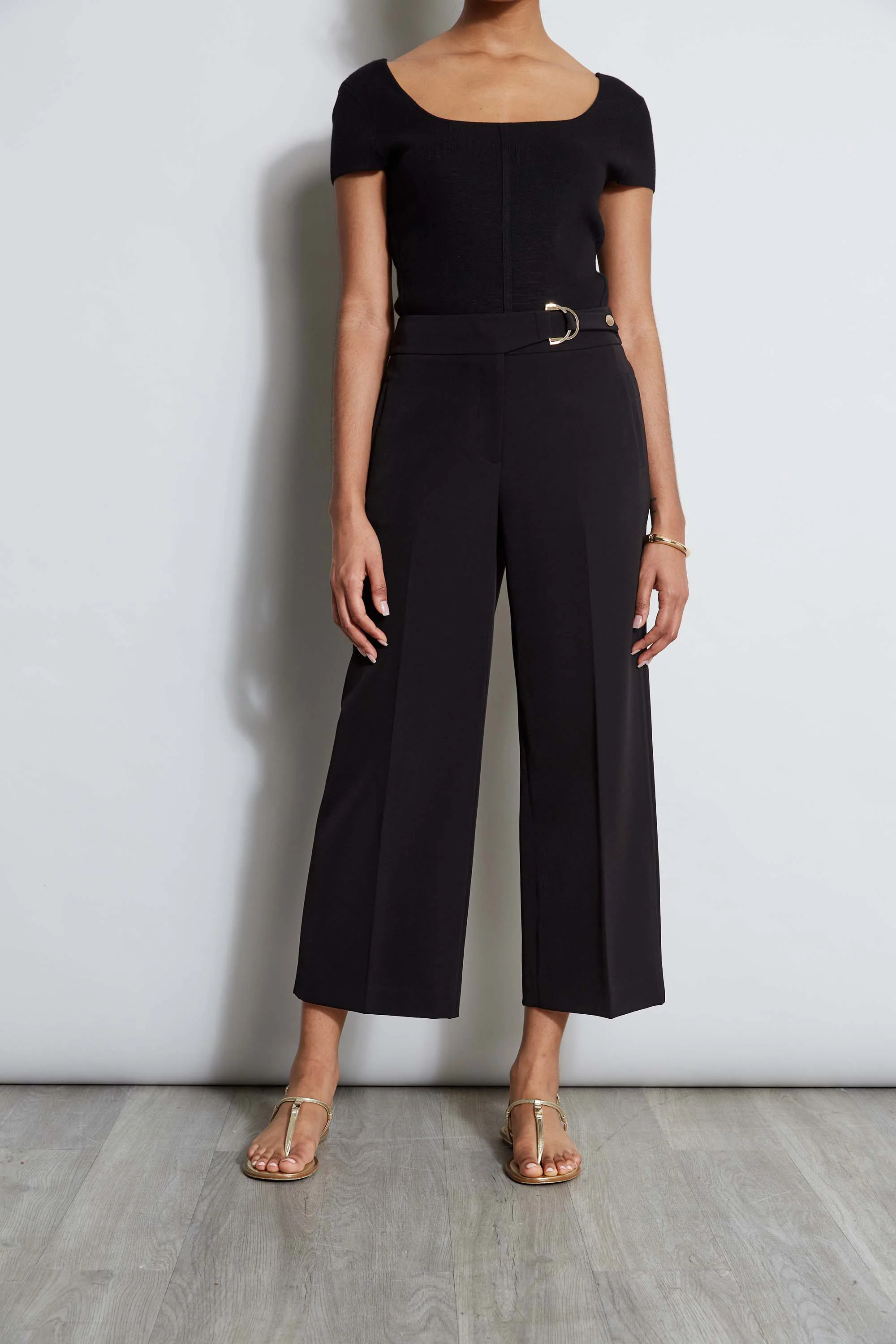 T-Tahari Cropped Wide Leg Pant - Murepair