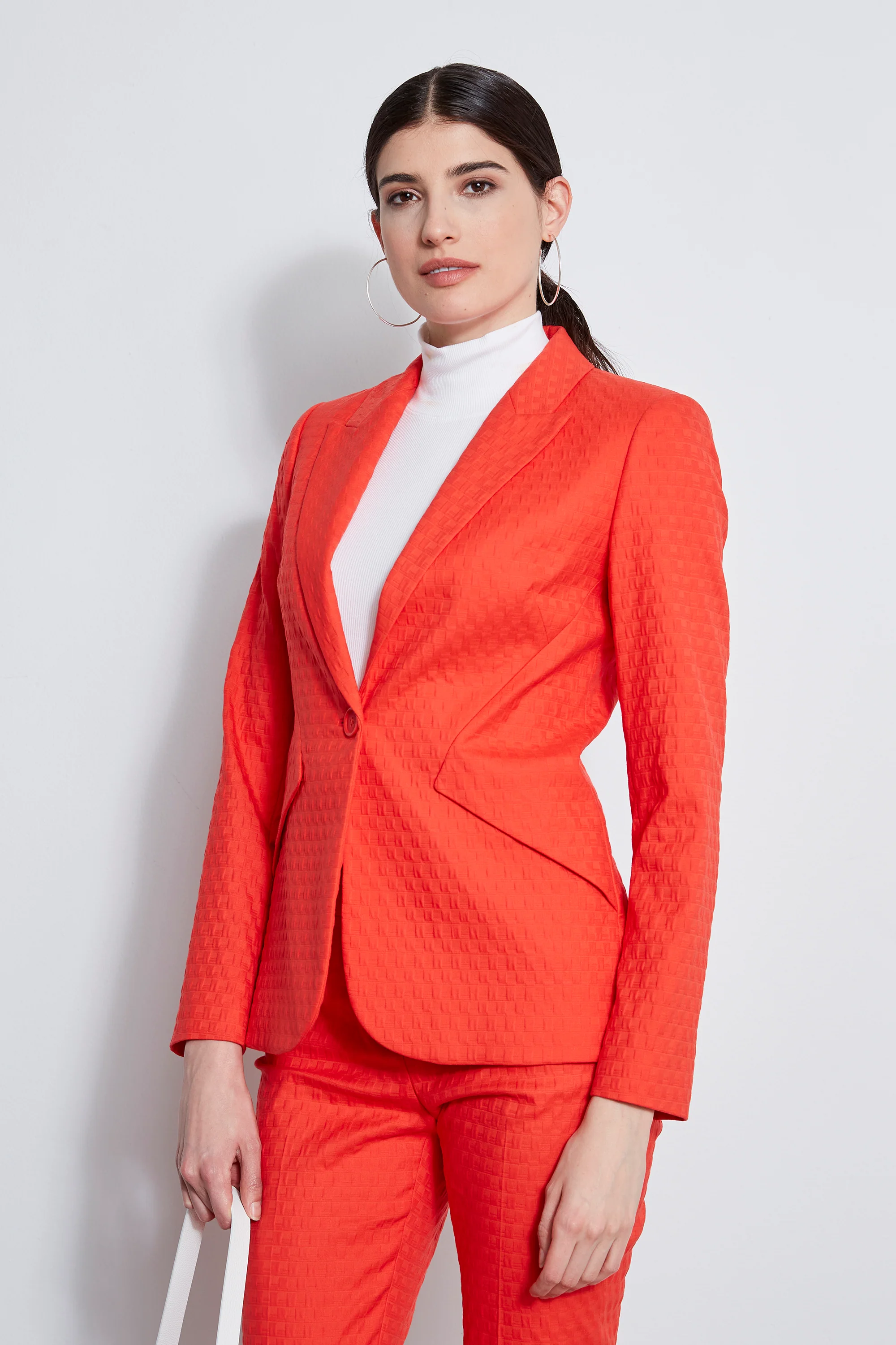 Jacquard Stretch Panel Blazer - Murepair