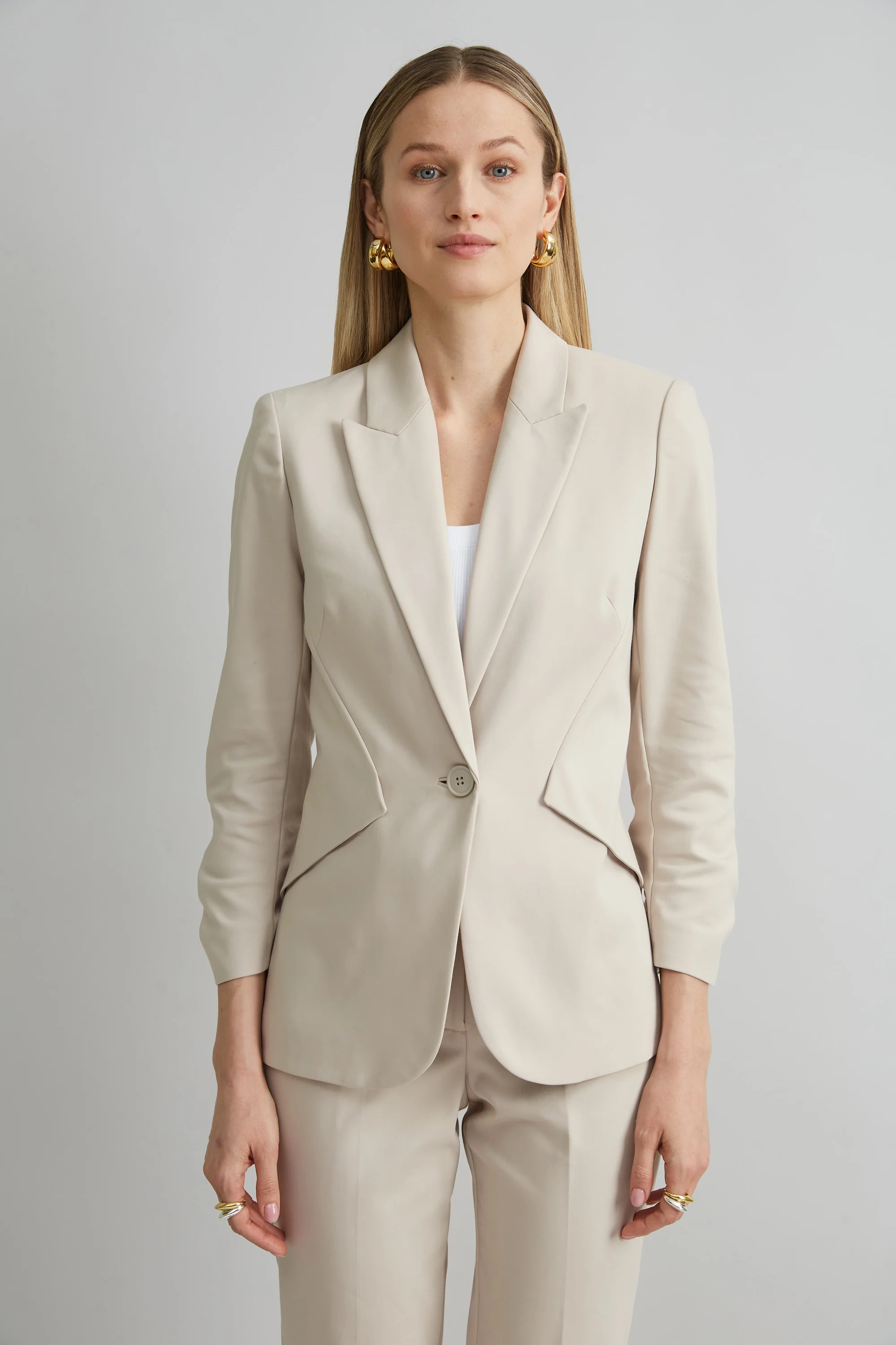 Cotton Panel Blazer - Murepair