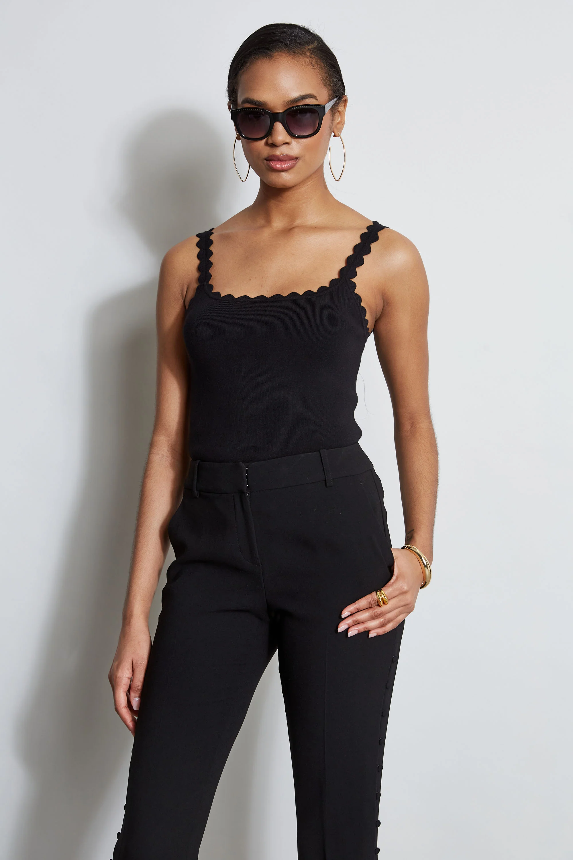 Scallop Knit Tank - Murepair