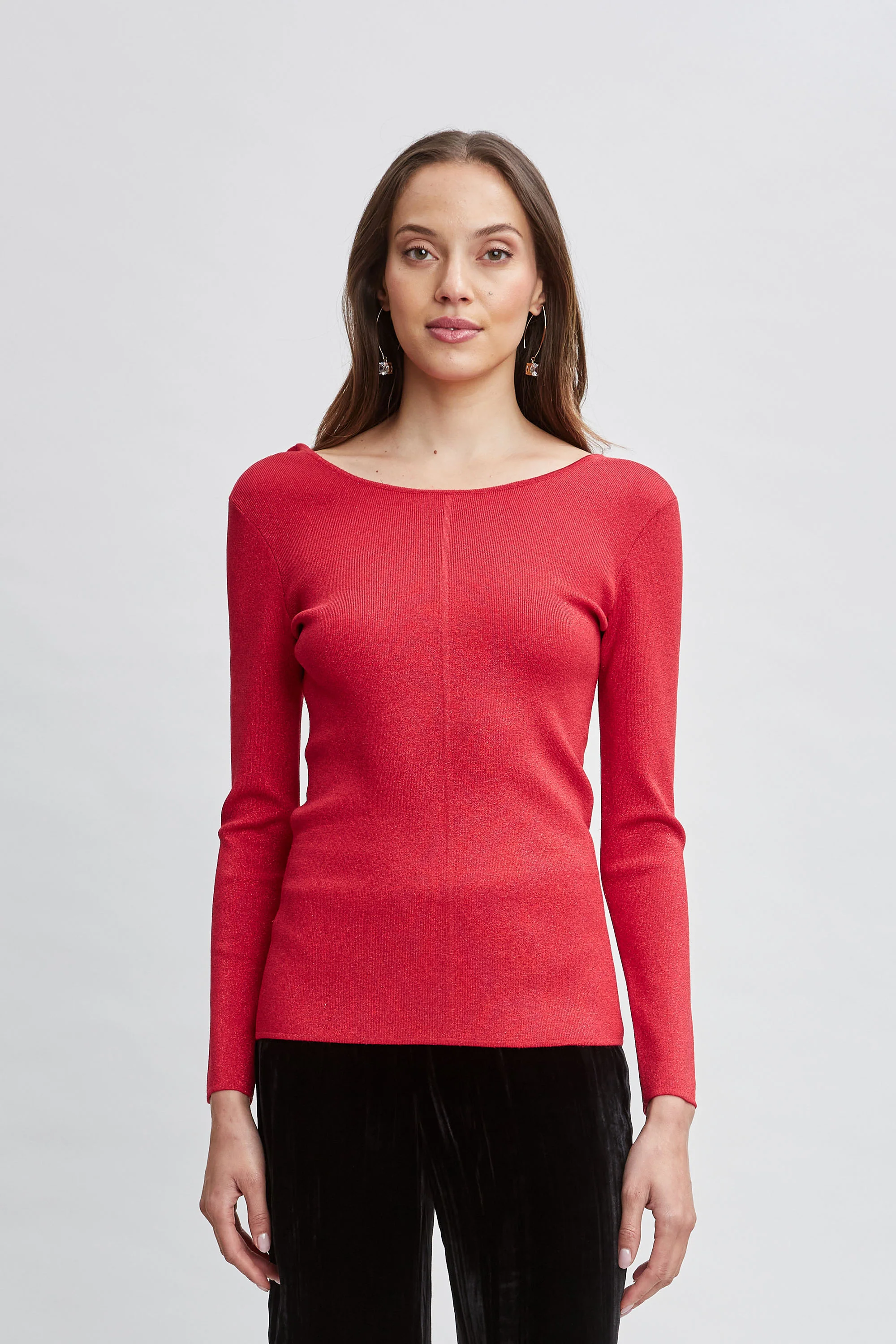Draped Chain Lurex Sweater - Murepair