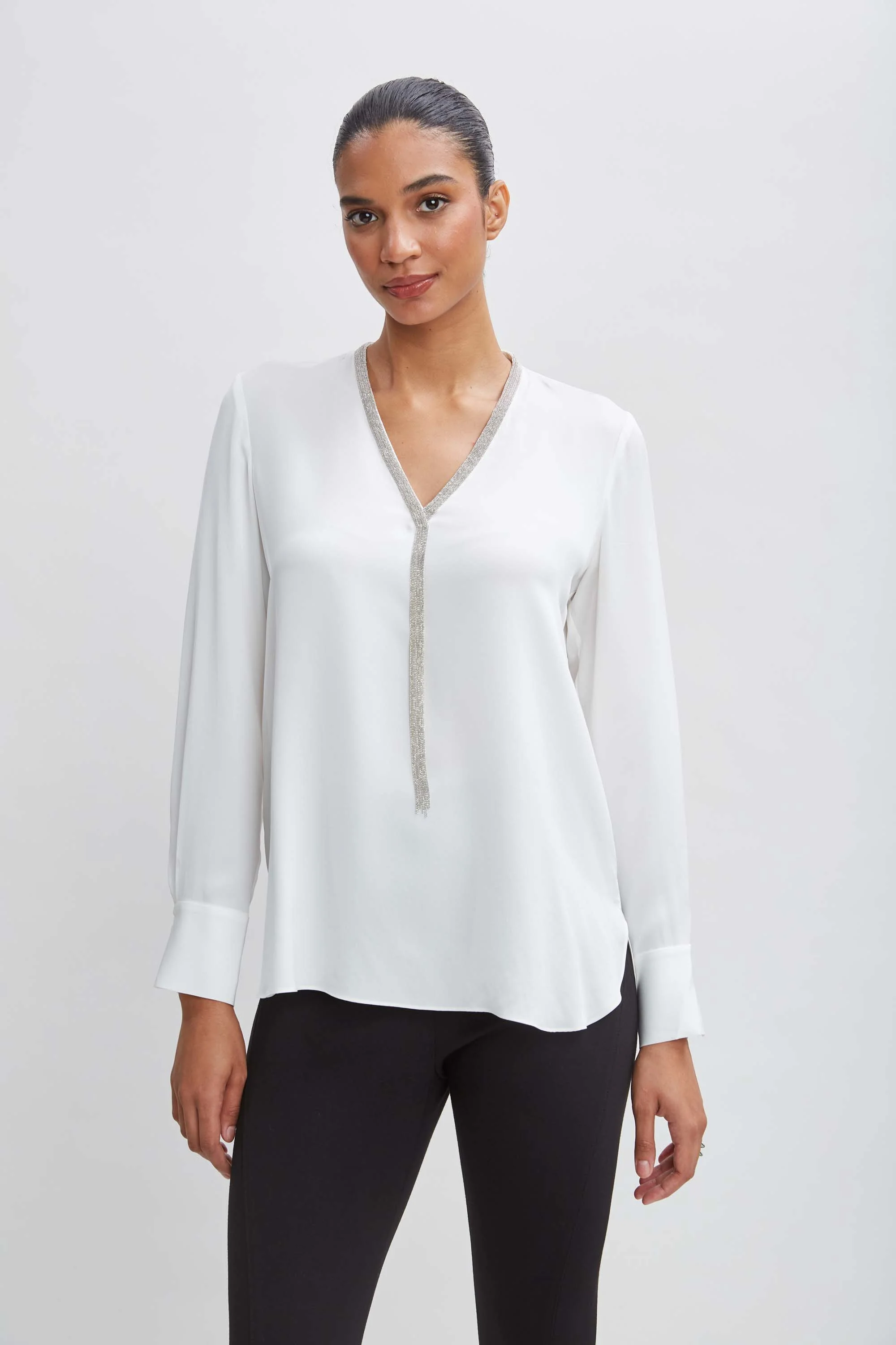 Silk Long Sleeve Chain Shirt - Murepair