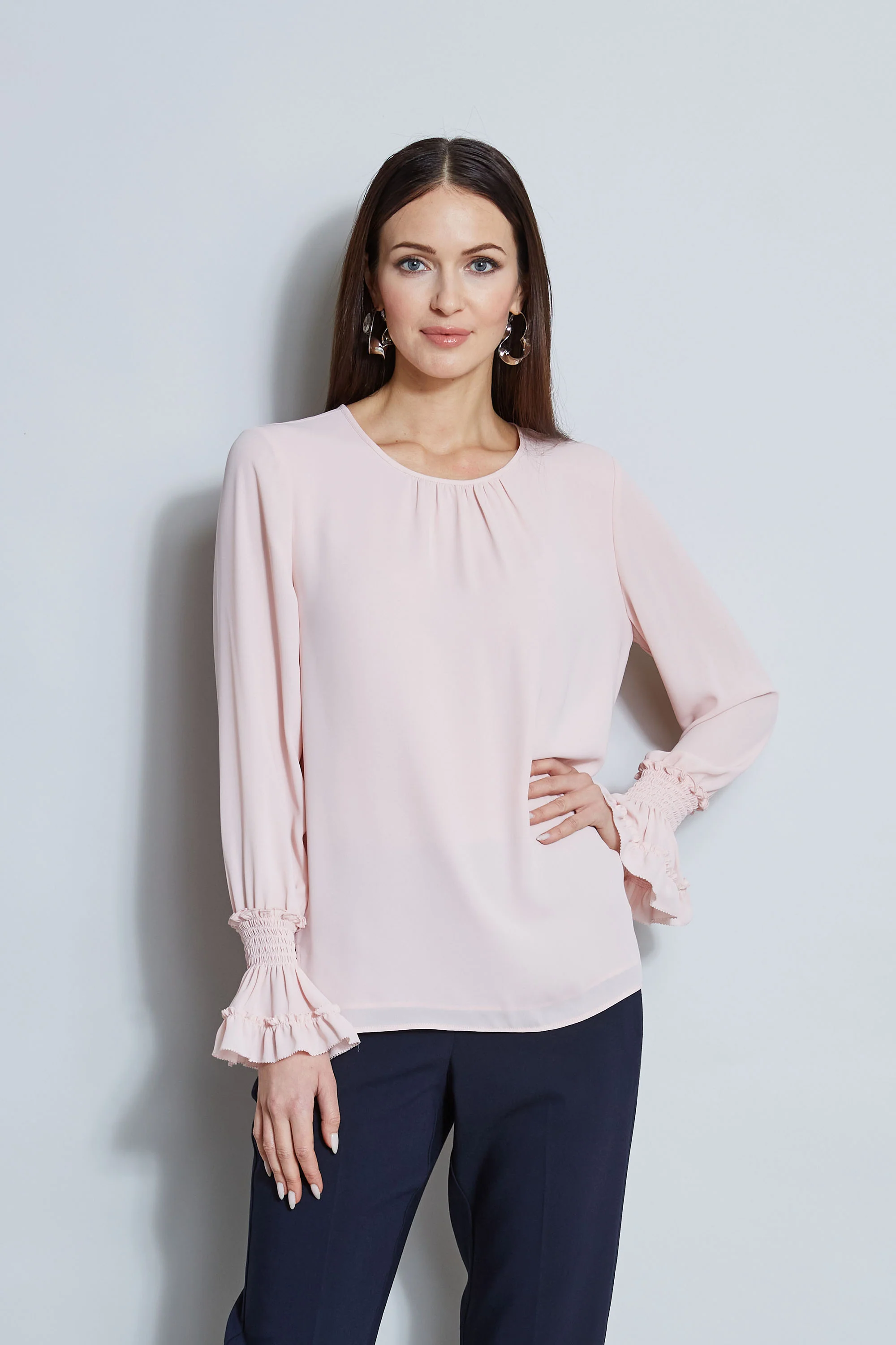 T-Tahari Ruffle Cuff Shirt - Murepair