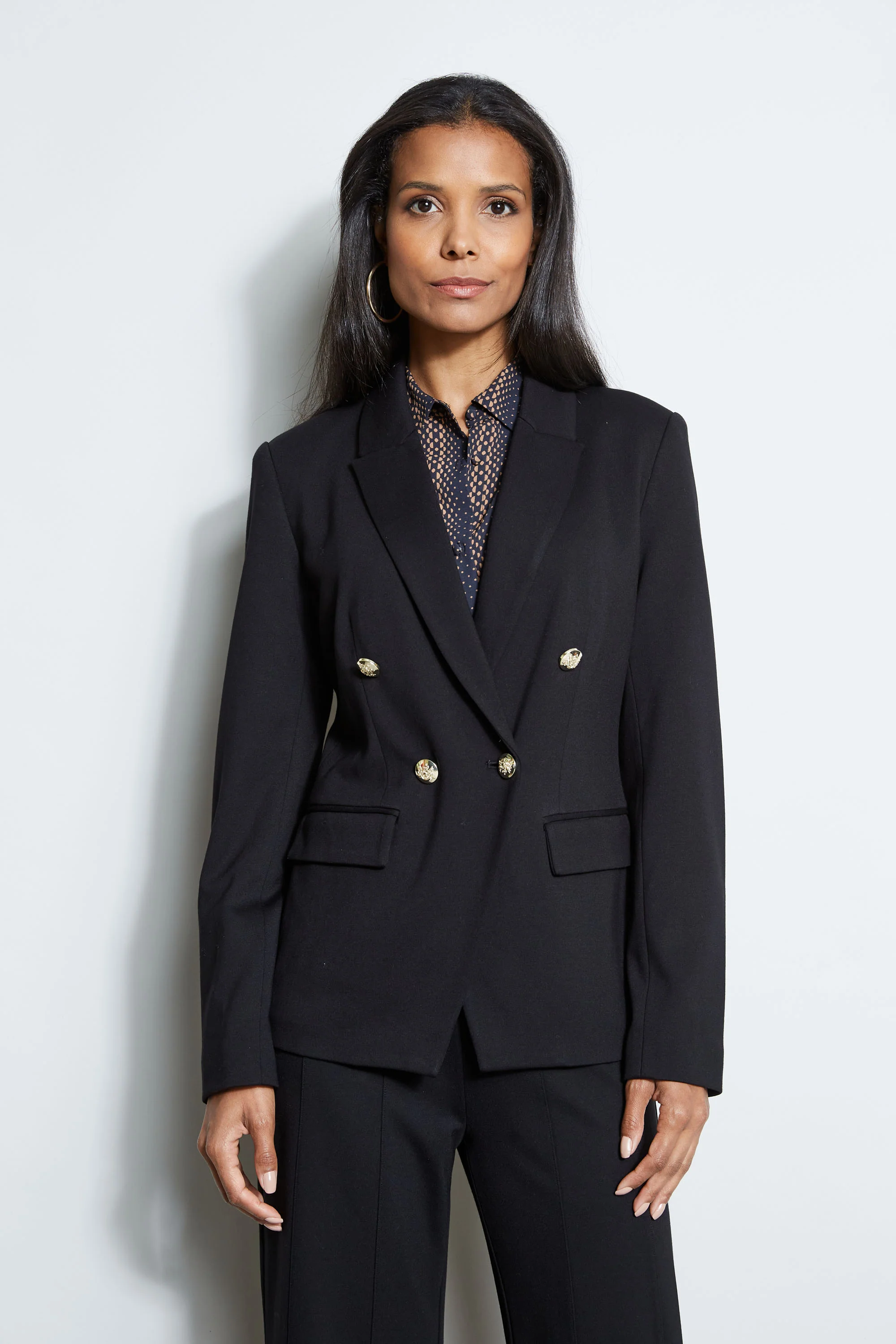 T-Tahari Double Breasted Knit Blazer - Murepair