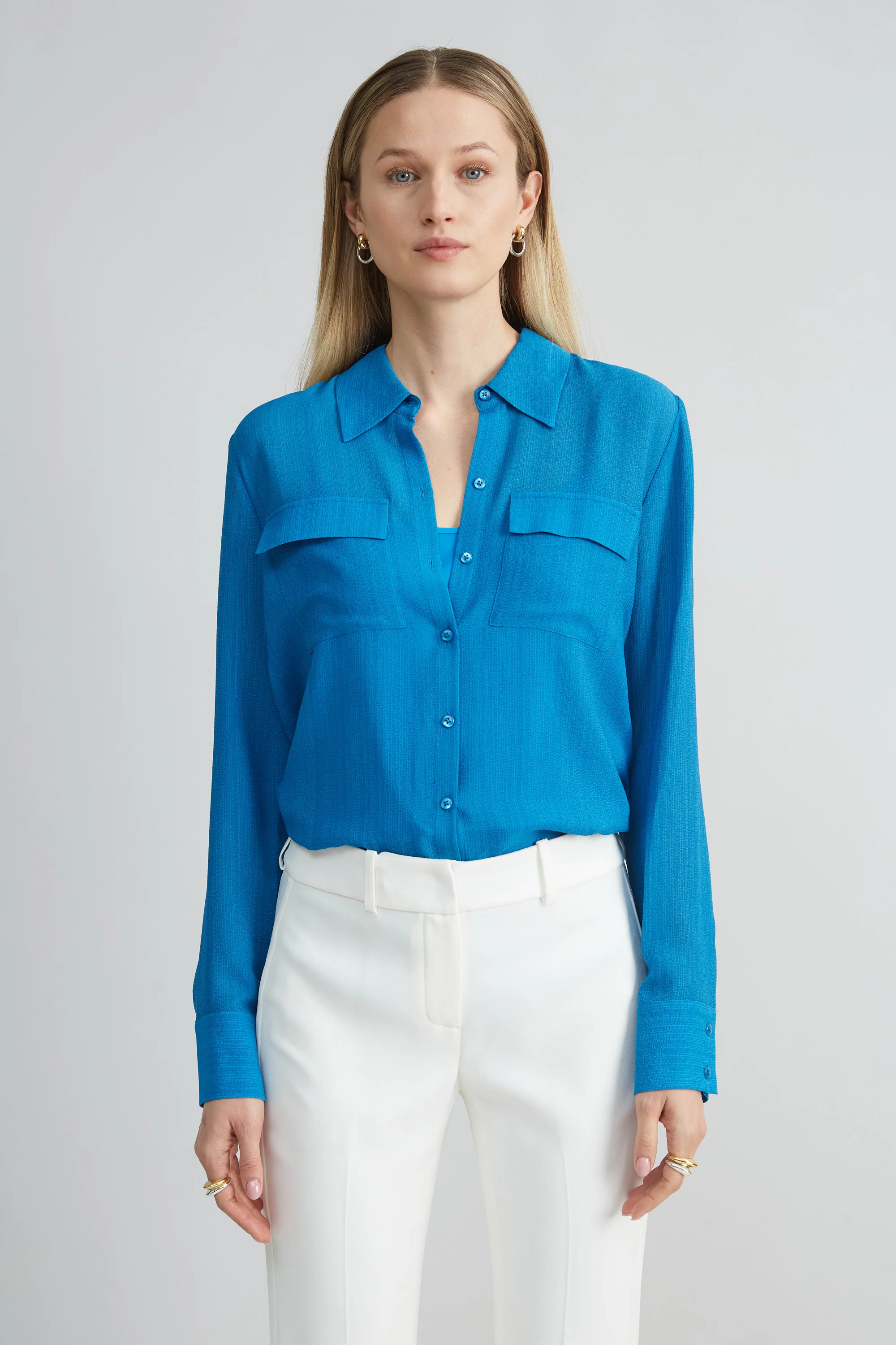 Silk Texture Utility Shirt - Murepair