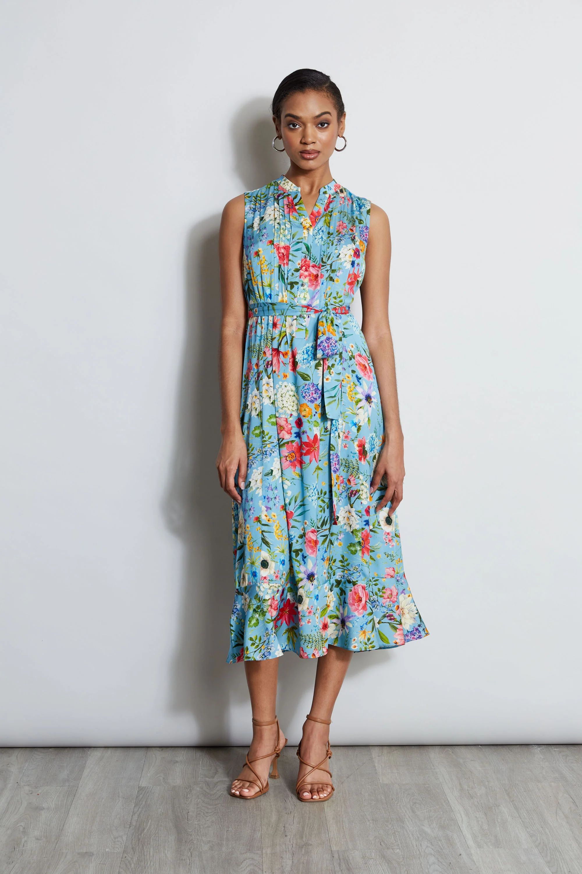 Silk Wild Meadow Shirt Dress - Murepair