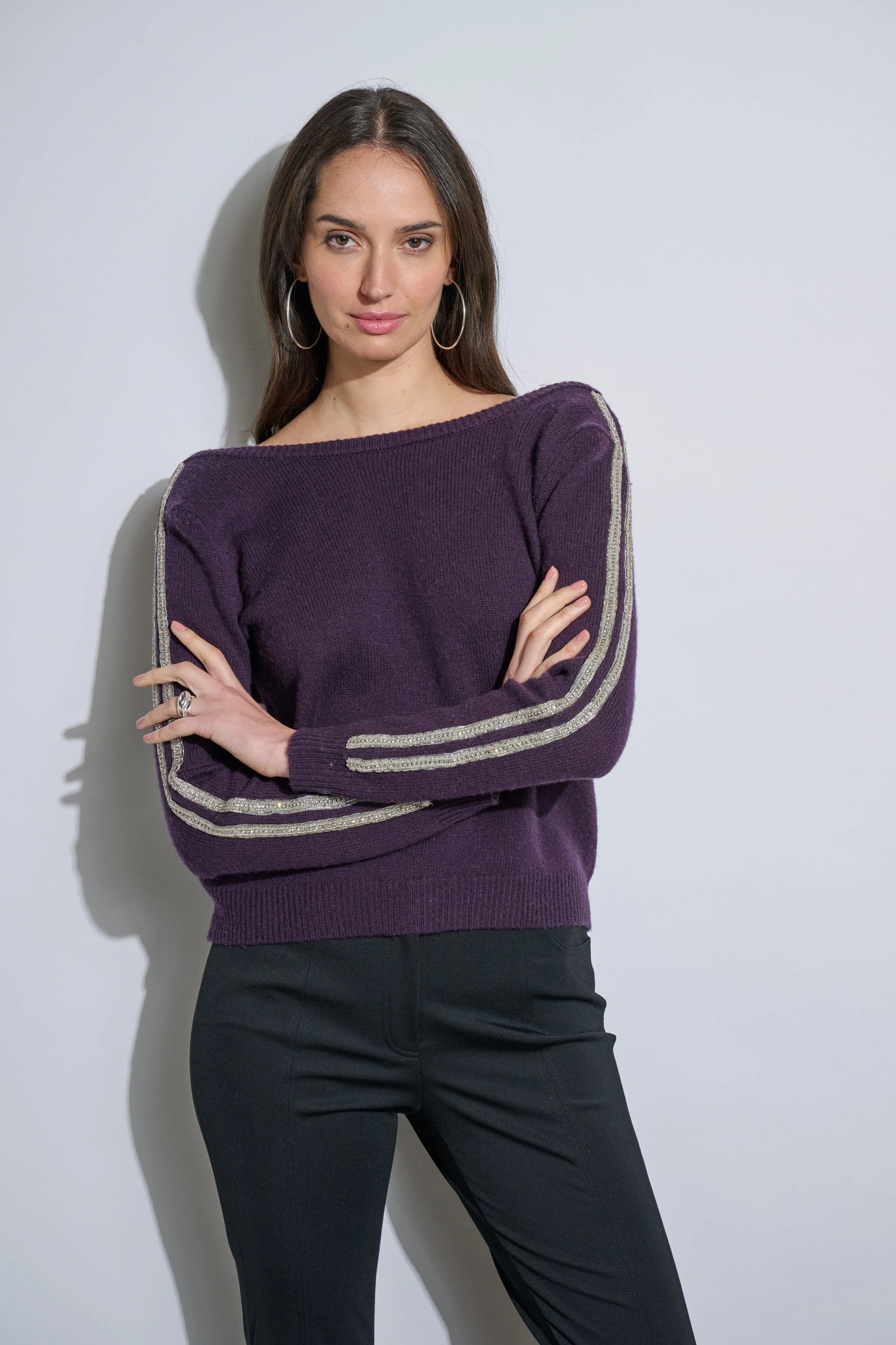 Embellished Merino Cashmere Sweater - Murepair