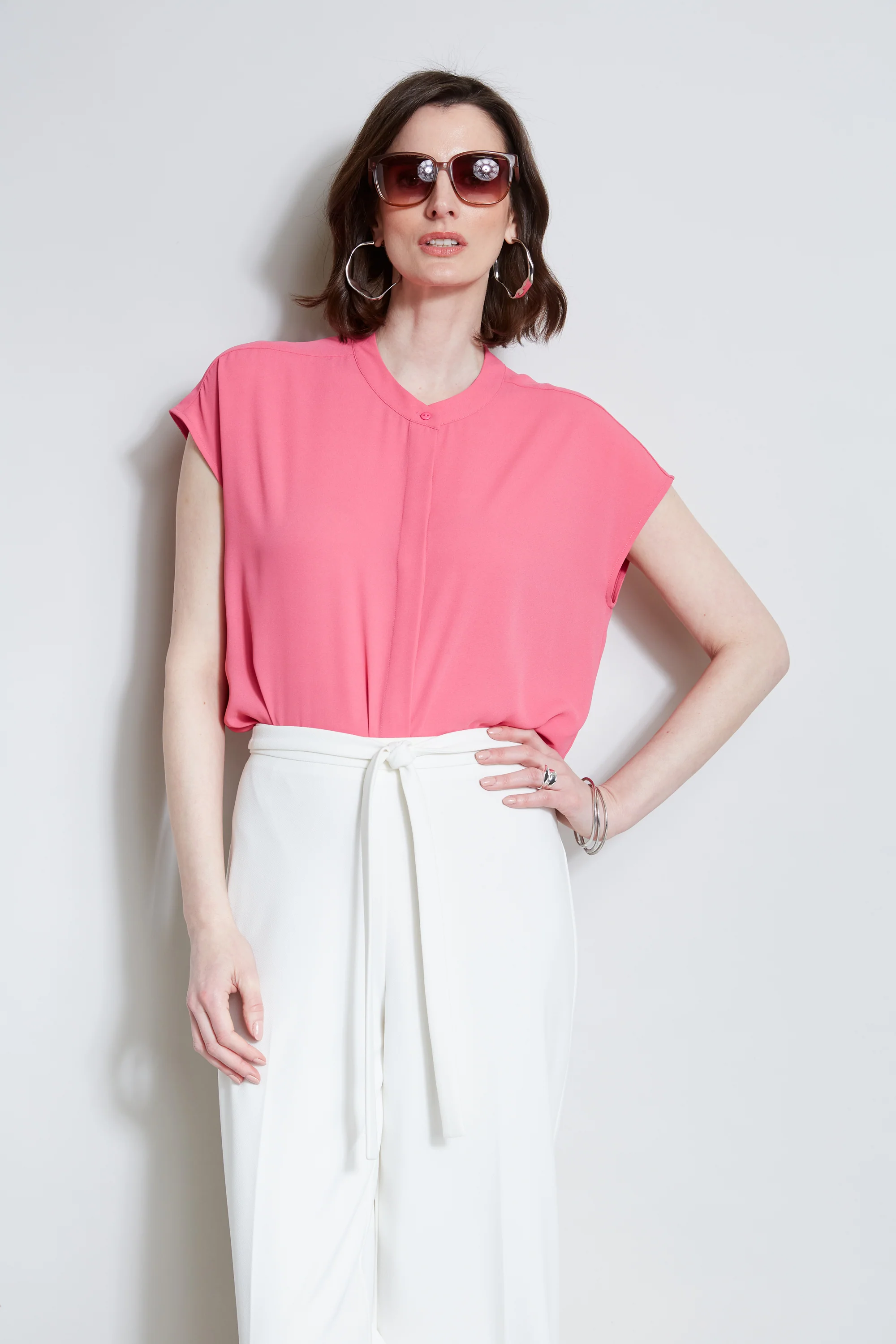 T-Tahari Dropped Shoulder Shirt - Murepair