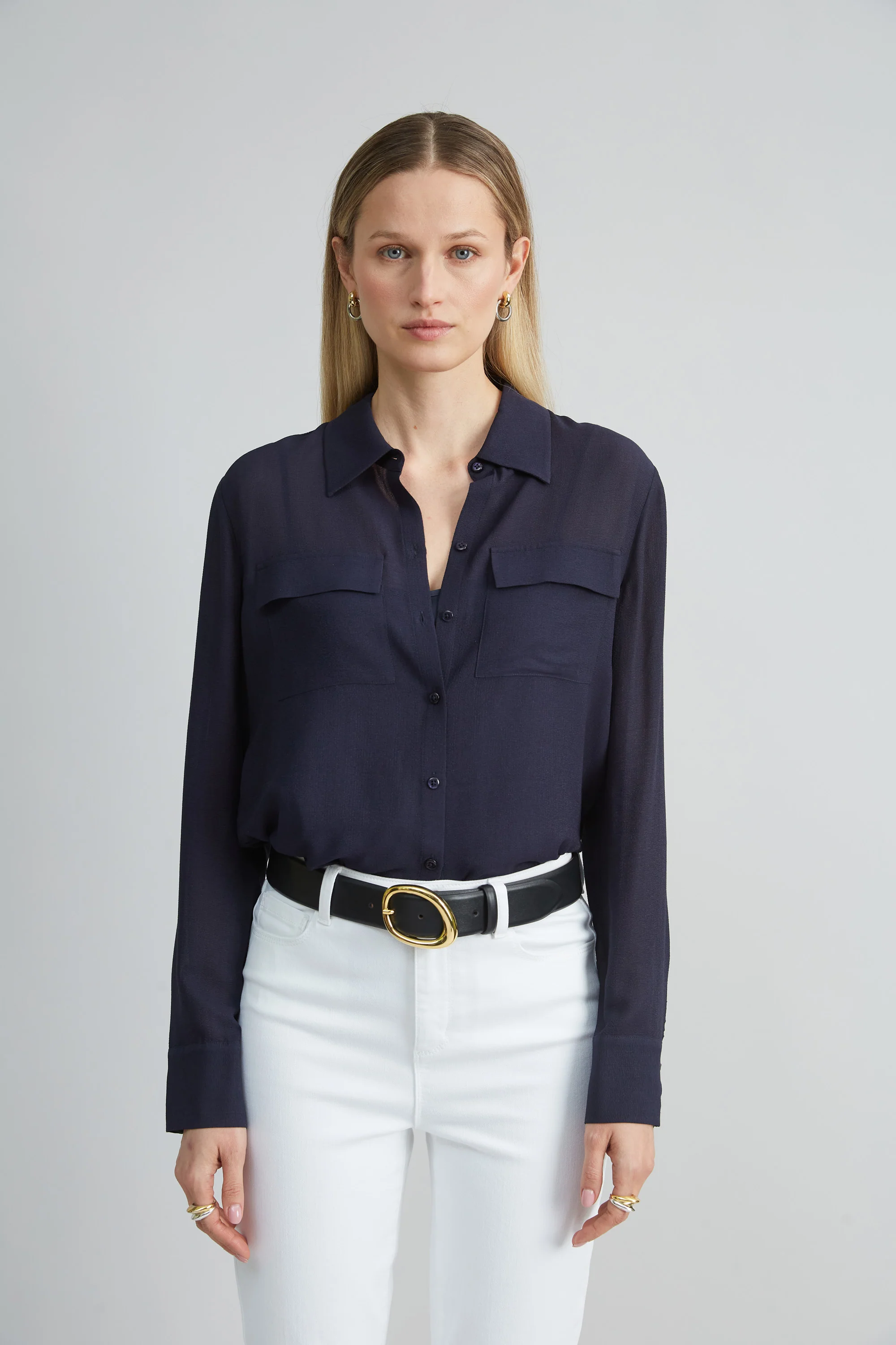 Silk Texture Utility Shirt - Murepair