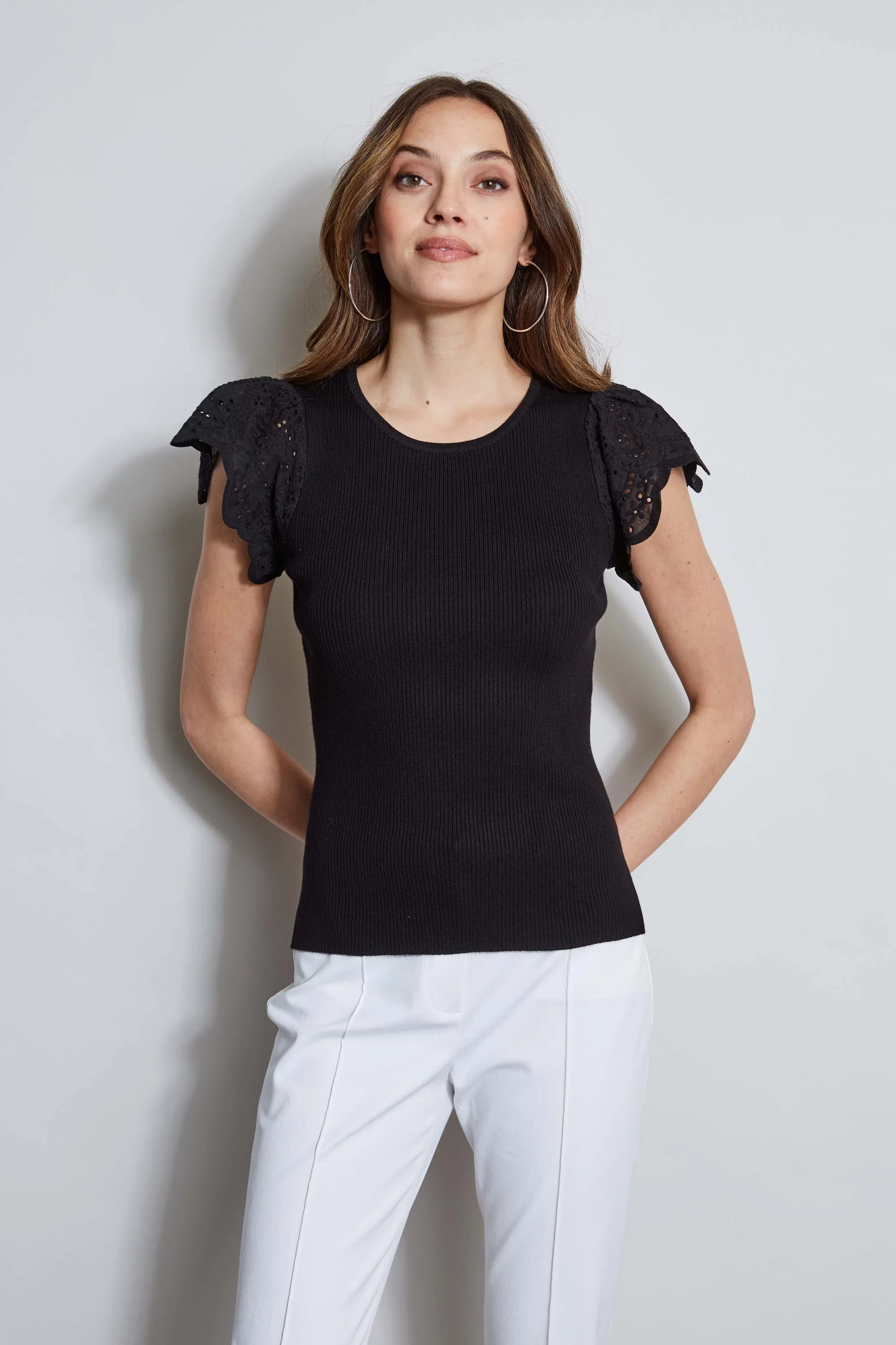 T-Tahari Lace Sleeve Knit - Murepair