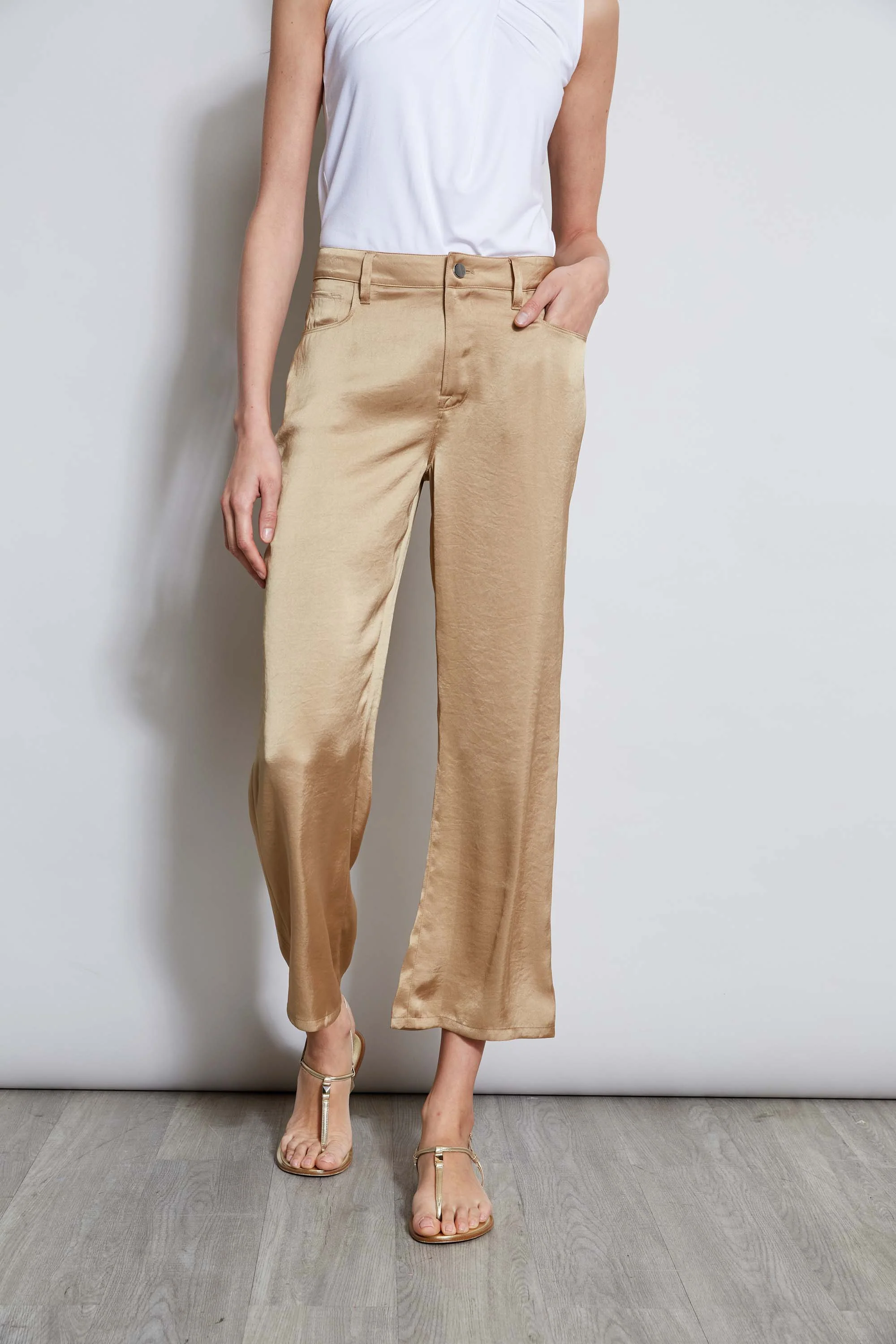 Washed Satin Fluid Pant - Murepair