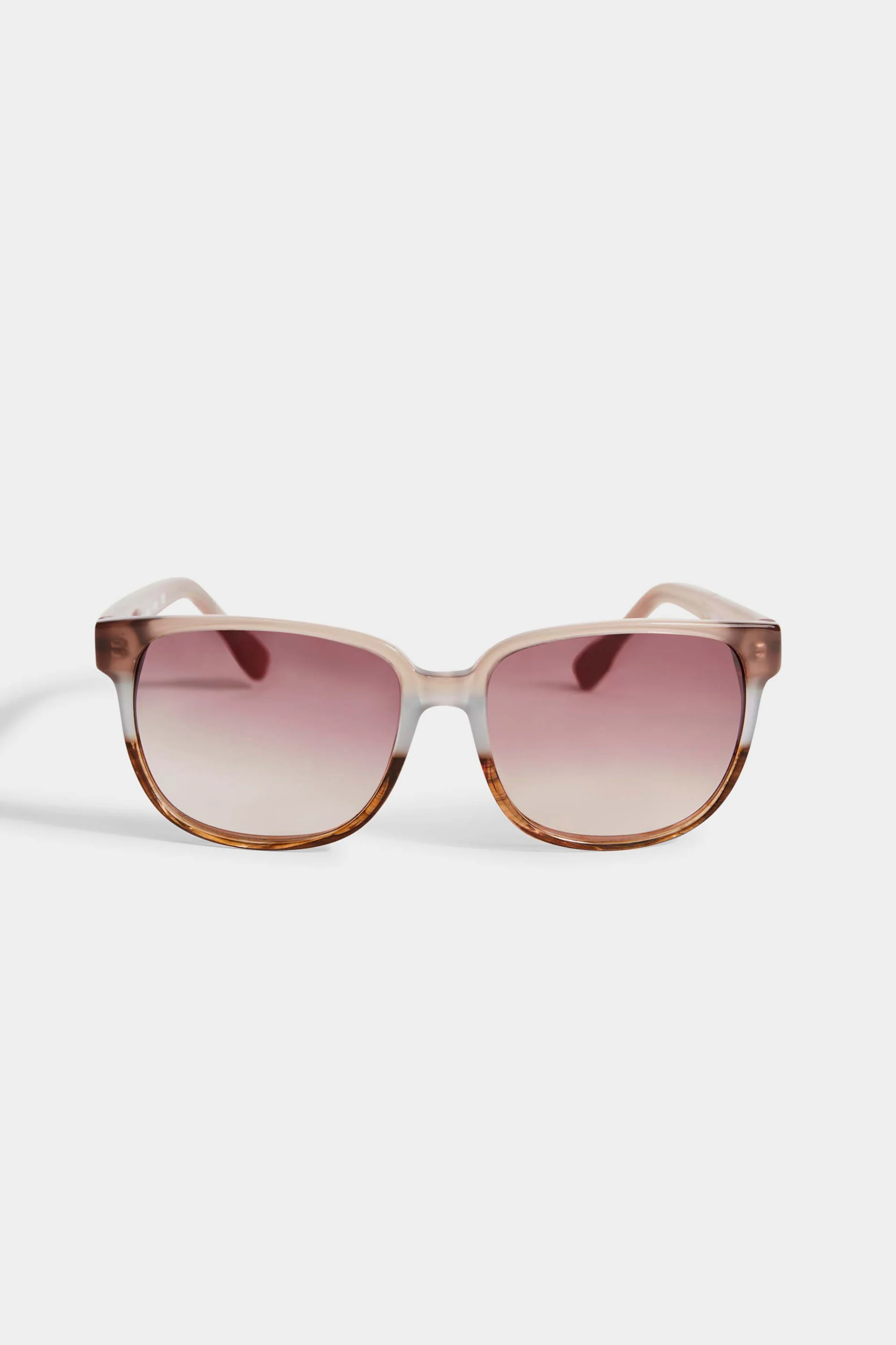 Two Tone Rectangular Sunglasses - Murepair